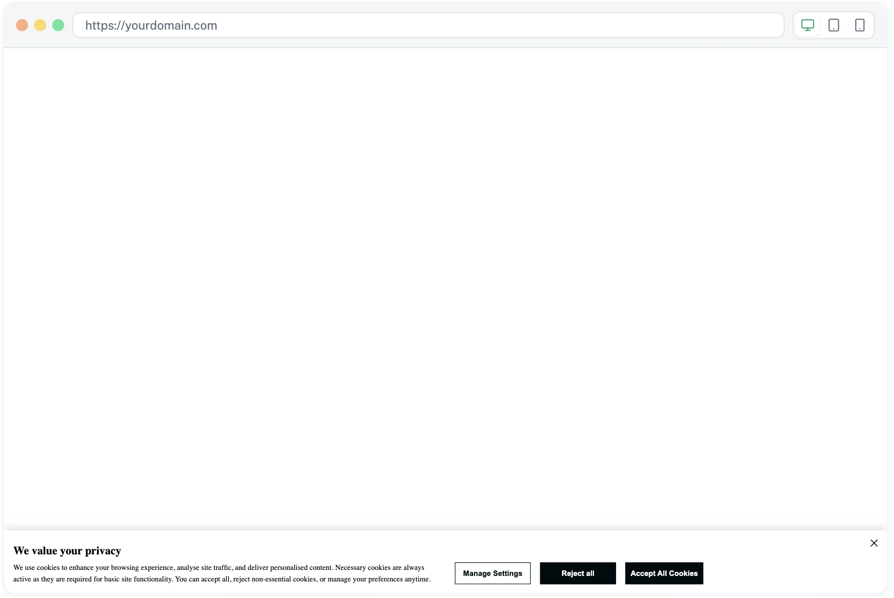 The right side of the Customization screen showing the live banner preview.